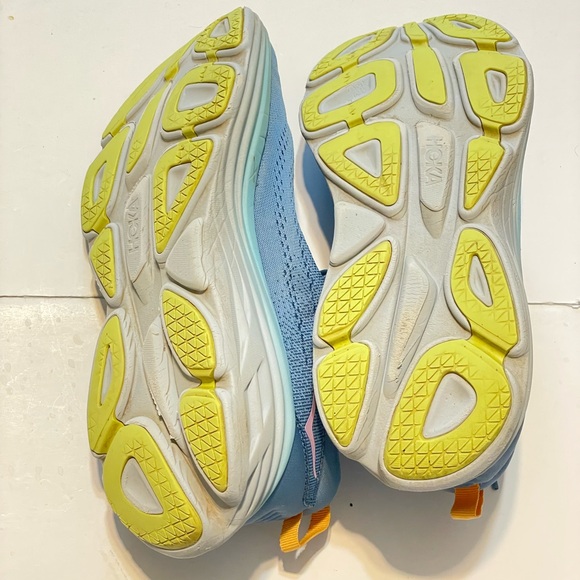 Hoka One One HOKA Bondi 8 Sky Blue and Pink Athletic Women Sneakers Shoes Sz 9B - Picture 8 of 9